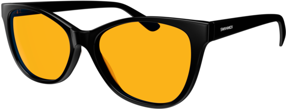 Swannies Cat Eye - Glasses (600x600), Png Download
