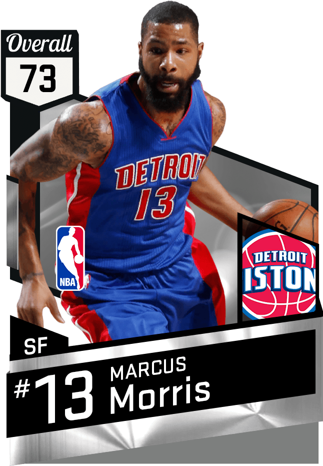 Anthony Davis - 1035401 Points - Marcus Morris Nba 2k17 (651x941), Png Download