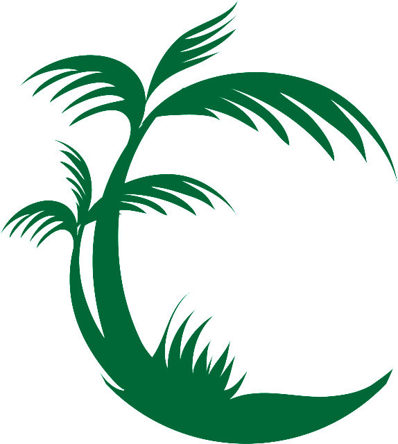 Palm Oil Tree Png Download - Palm Tree Png Logo (574x640), Png Download