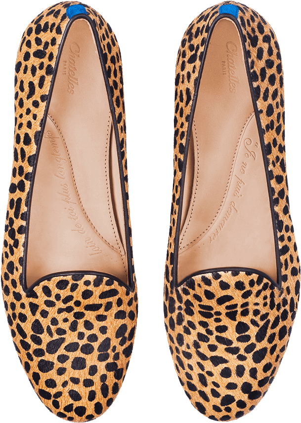 190€ - Slippers Chatelles Guepard (1000x1200), Png Download
