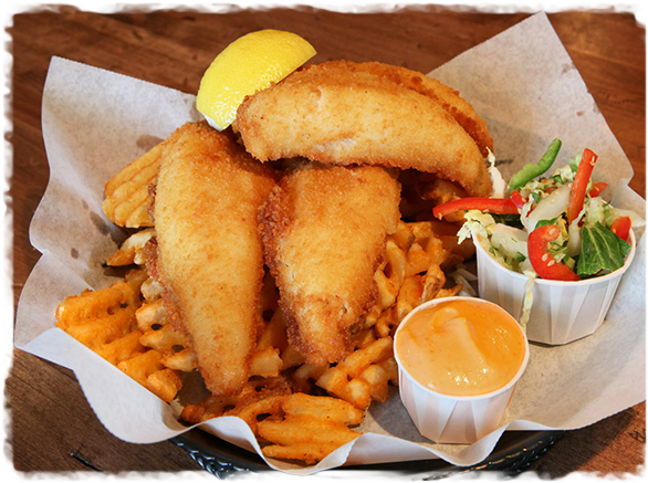 Free Fish And Fries Until They're Gone Raffles, Live - Food (600x472), Png Download