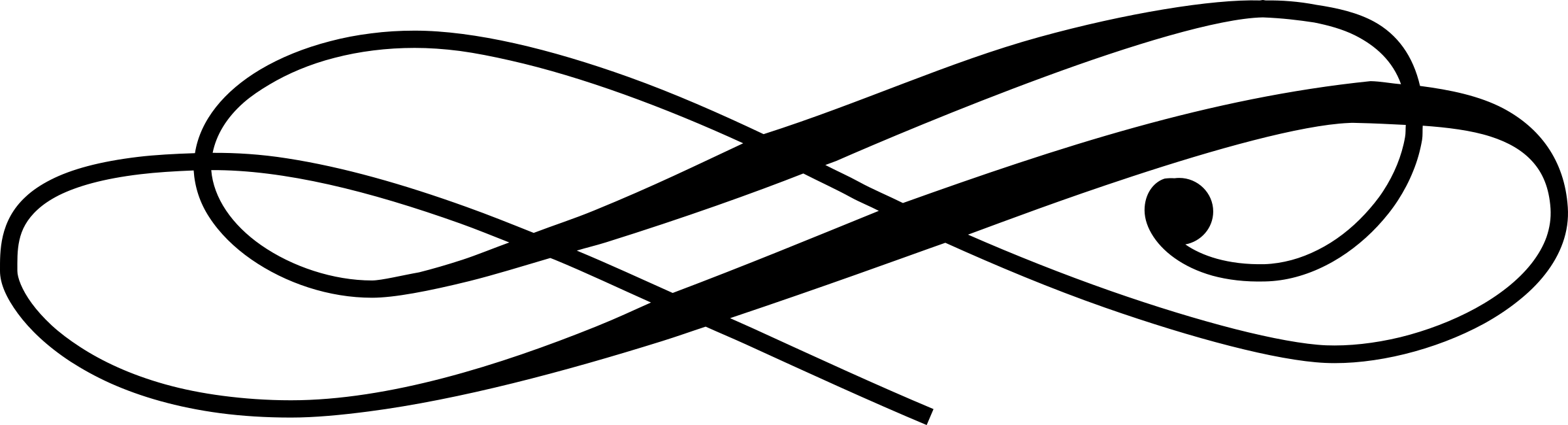 Curve Line Divider Free Vector Download For - Ornament Clipart (2400x650), Png Download