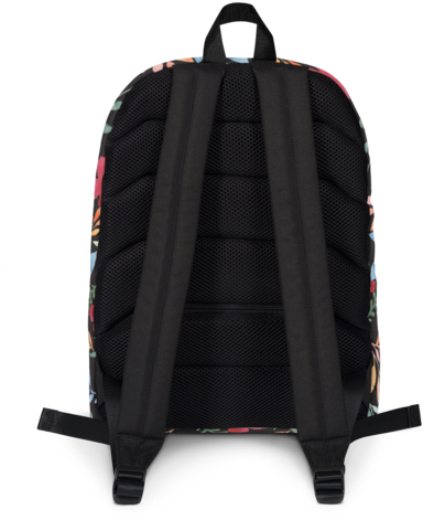 Watercolor Floral Print Backpack - Backpack (480x480), Png Download