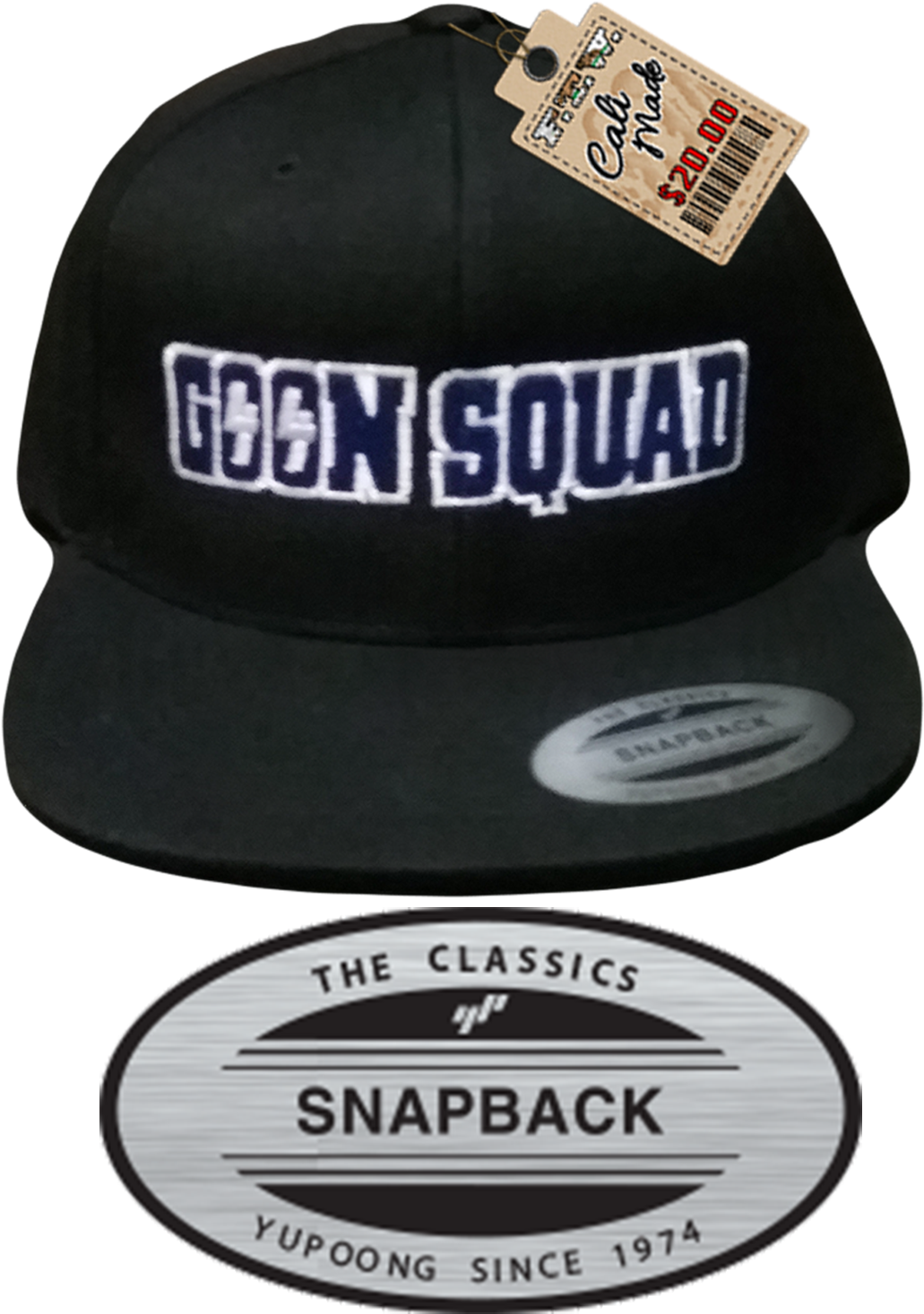 Flexfit Sunset Peak Snapback Cap - Black (1500x1500), Png Download