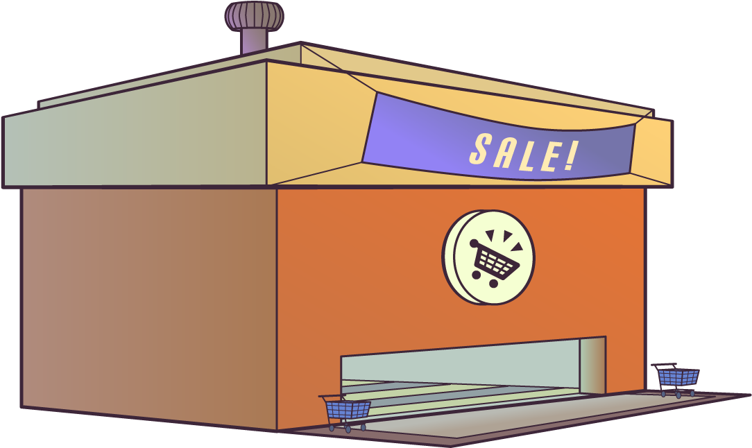 Mostly Buildings This Time, Courtesy Of Illustrator - Wood (1095x655), Png Download