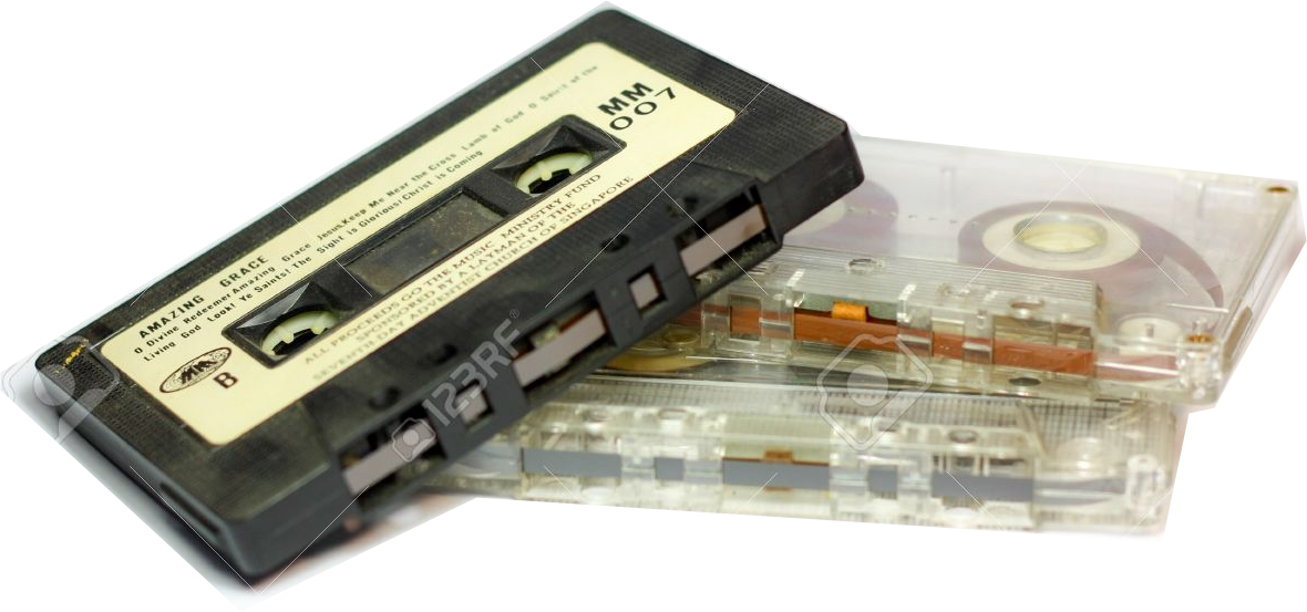 Picture - Cassette Tape Stack Png (1180x553), Png Download