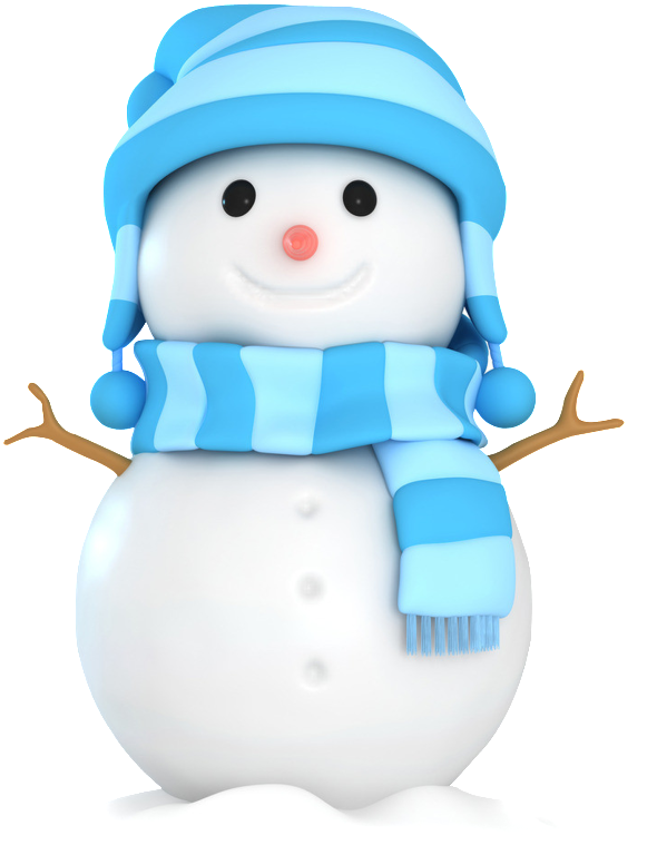 A Lovely Snow Man With A Hat Scarf - 3d Illustration Of A Snowman Holding A Shot Glass (650x836), Png Download