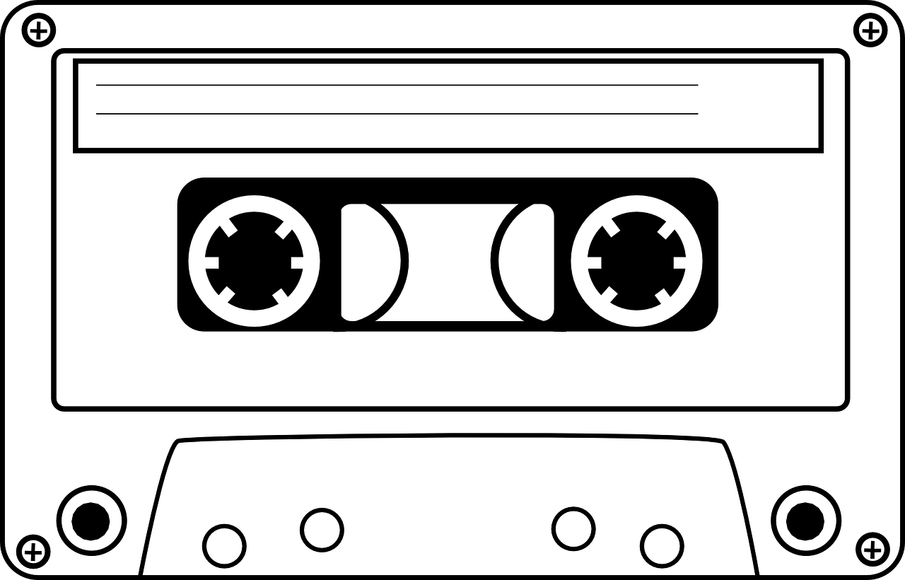 Creermamusique Com Le Blog Qui Accompagne Vos - Black And White Cassette Tape Clipart (1280x820), Png Download