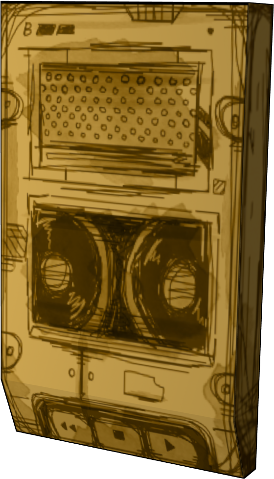 Audio Logs, Also Known As Cassette Players, Are Recording - Bendy And The Ink Machine Audio Logs (626x1021), Png Download