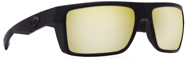 Motu - Motu Matte Black Teak Sunglasses With Copper Silver (625x241), Png Download
