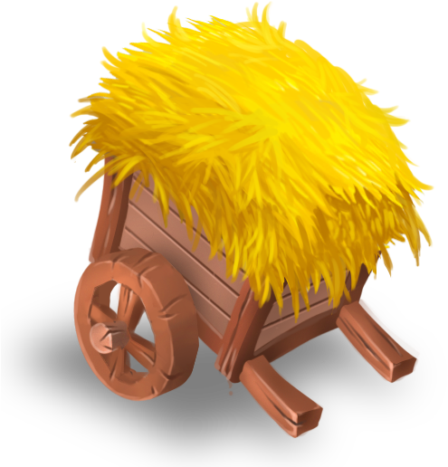 Hay Cart - Cart (537x537), Png Download