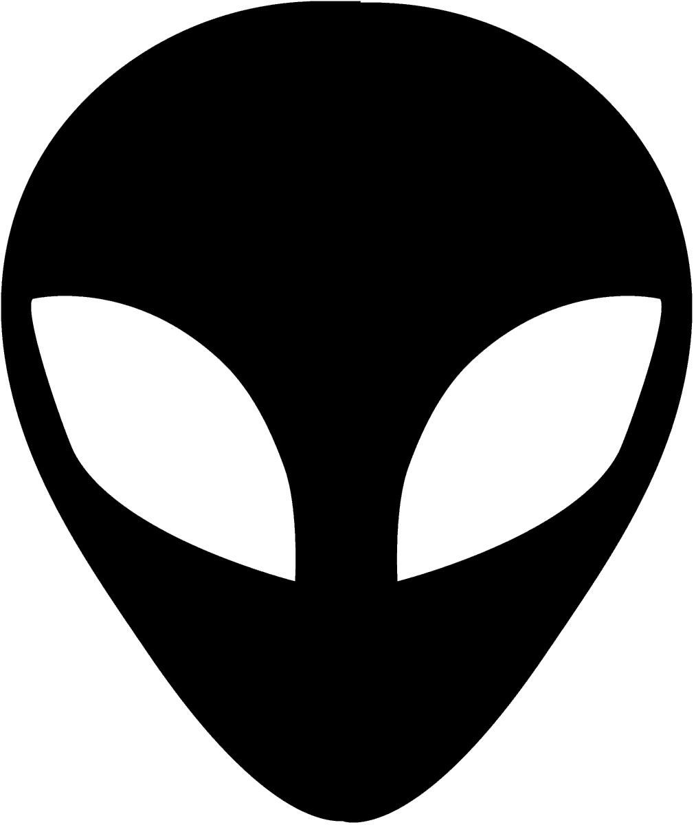 Png Version 20 Kb - Alien Vector (1013x1200), Png Download
