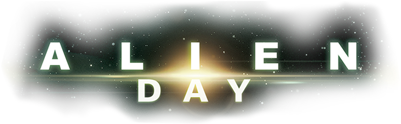 Alien Day Logo - Graphic Design (803x259), Png Download