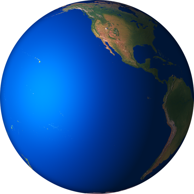 3d Earth Render 13, Globe, Earth, Planet Png And Psd - Planeta Terra Desenho 3d Png (640x640), Png Download