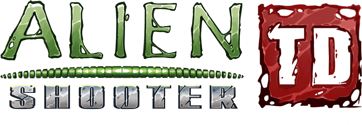 Alien Shooter Td Hack (1633x624), Png Download