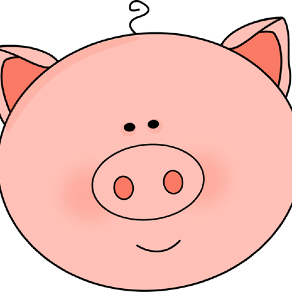 Black And White Library At Getdrawings Com Free For - Cartoon Pig Face (1024x1024), Png Download