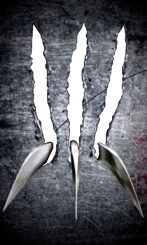Wolverine Claw Marks - Wolverine 2 Movie Collection (blu-ray) (480x800), Png Download