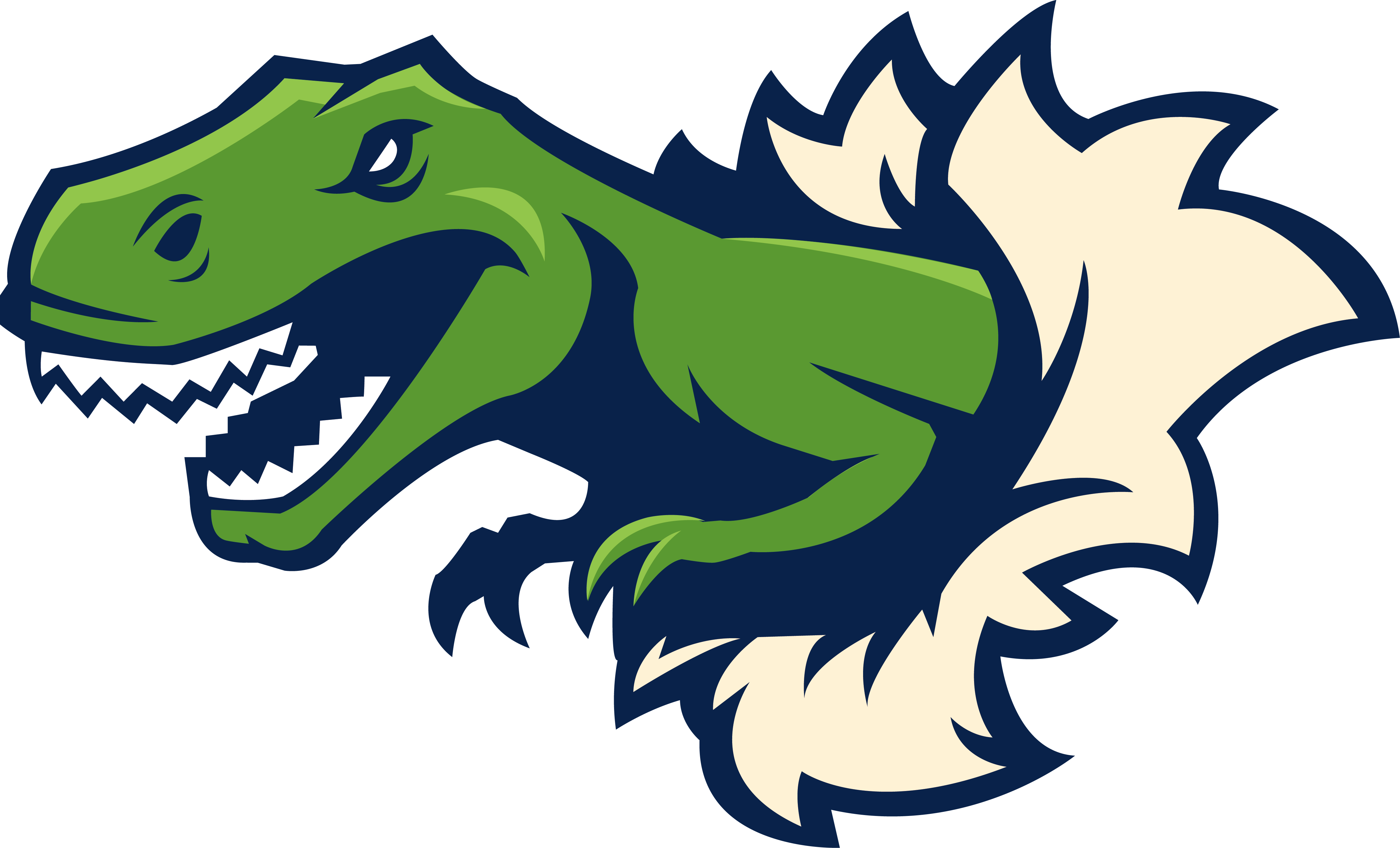 Dinosaur Footprints Reservation Tyrannosaurus Velociraptor - Huellas De Dinosaurios Dibujos (4717x2858), Png Download