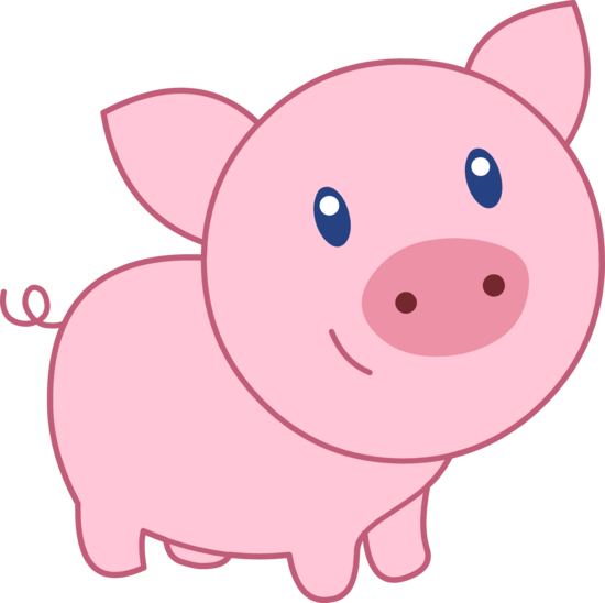 Pig Clip Art Animals Cleanclipart U0026middot Pig Face - Clip Art (550x548), Png Download