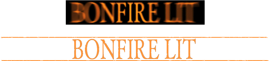 Bonfire Lit Png - Dark Souls Bonfire Lit Png (1024x256), Png Download