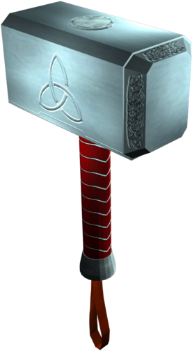 Low Poly D Mjolnir - Electronics (900x506), Png Download