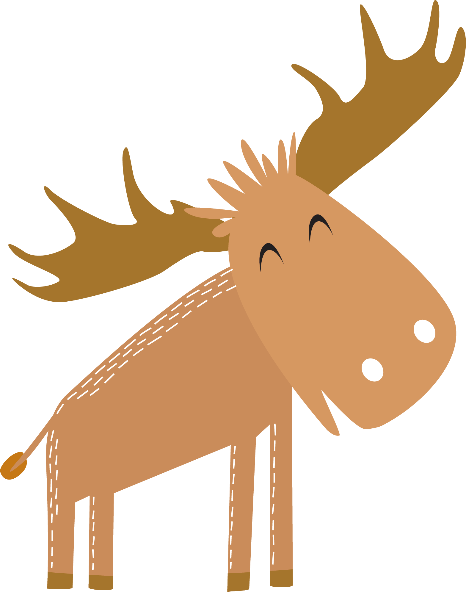 Antlers At Getdrawings Com Free For Personal - Reindeer (1567x1990), Png Download