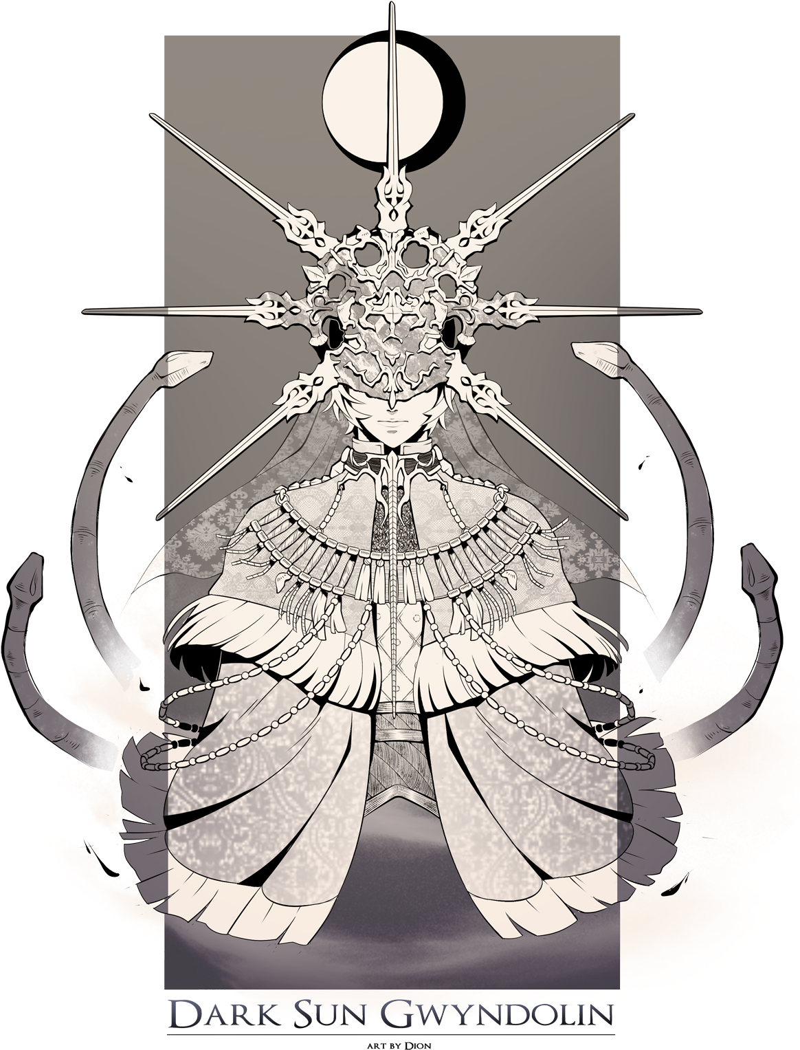 View Samegoogleiqdbsaucenao Img 5739 , - Dark Sun Gwyndolin Fanart (1200x1656), Png Download