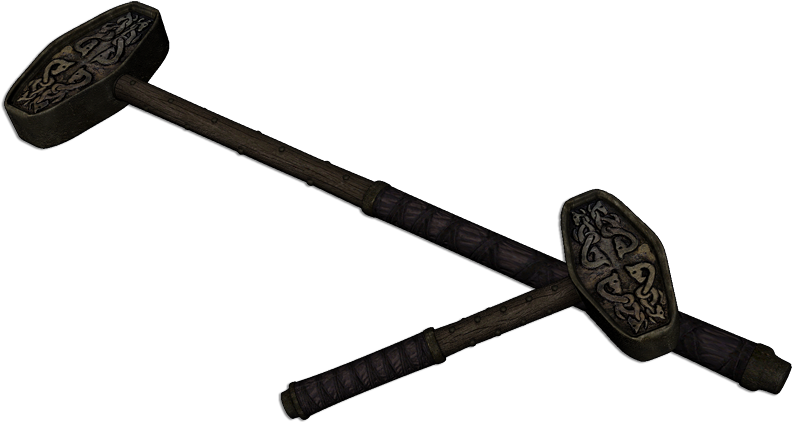 Version 3 - - Skyrim Nordic Hammer Mod (800x429), Png Download