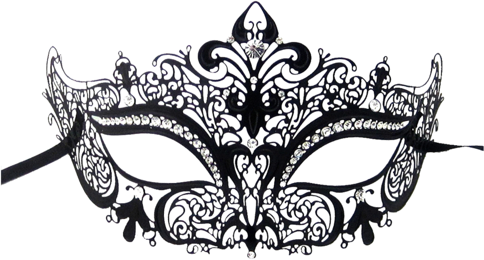 Masquerade Ball Mask Png Graphic Library Stock - Black Masquerade Masks Png (1024x633), Png Download