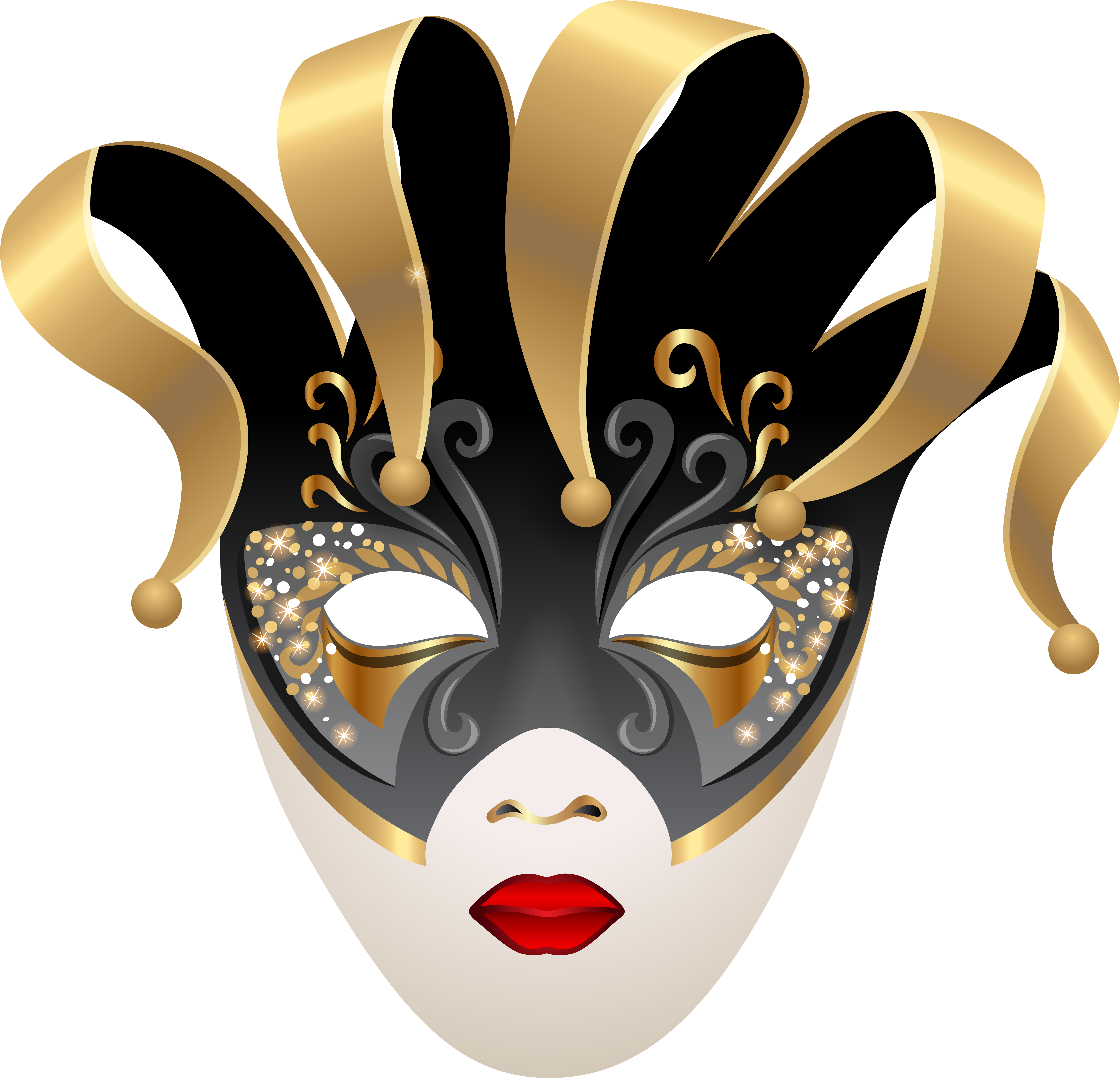 Carnival Masks (6197x5966), Png Download