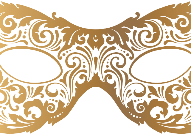 Masks Clipart Transparent Background - Girl Mask Png (640x480), Png Download