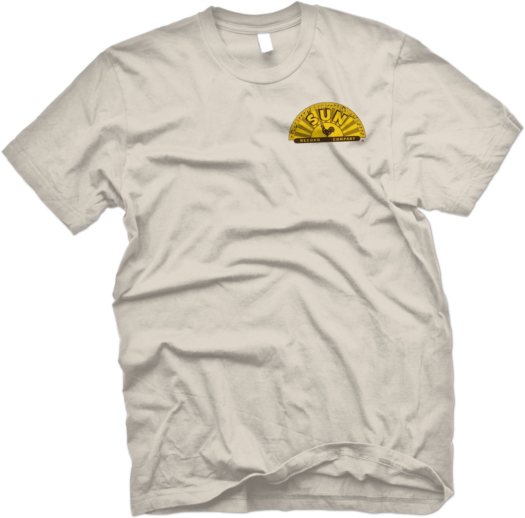Sun Records Half Sun Crest Tee-cream - Bonneville Salt T Shirt (1911x1915), Png Download