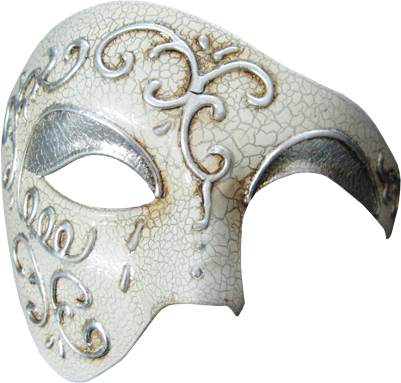 Vintage Series Phantom Of The Opera Half Face Masquerade - Phantom Of The Opera Png (1001x1001), Png Download