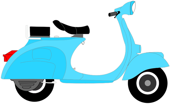 Vespa - Vespa Clipart (605x605), Png Download