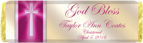 33138 Satin Cross Pink 500×500 - Bachelorette Party (500x500), Png Download