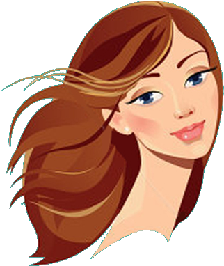Hair Care - Cartoon Image Of Hair (351x385), Png Download