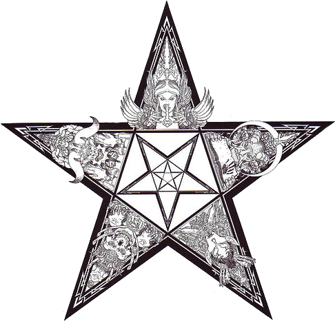 01 - Mage The Awakening Pentacle (492x476), Png Download