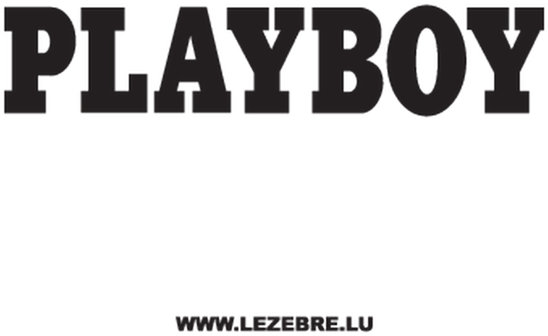Playboy Logo Ecriture Decal - Play Boy Logo (800x800), Png Download