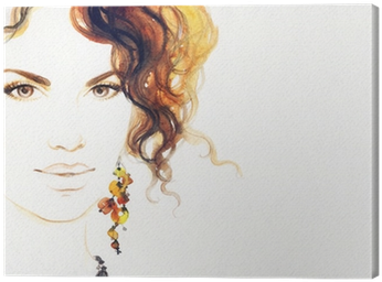 Woman Portrait - Painting (400x400), Png Download
