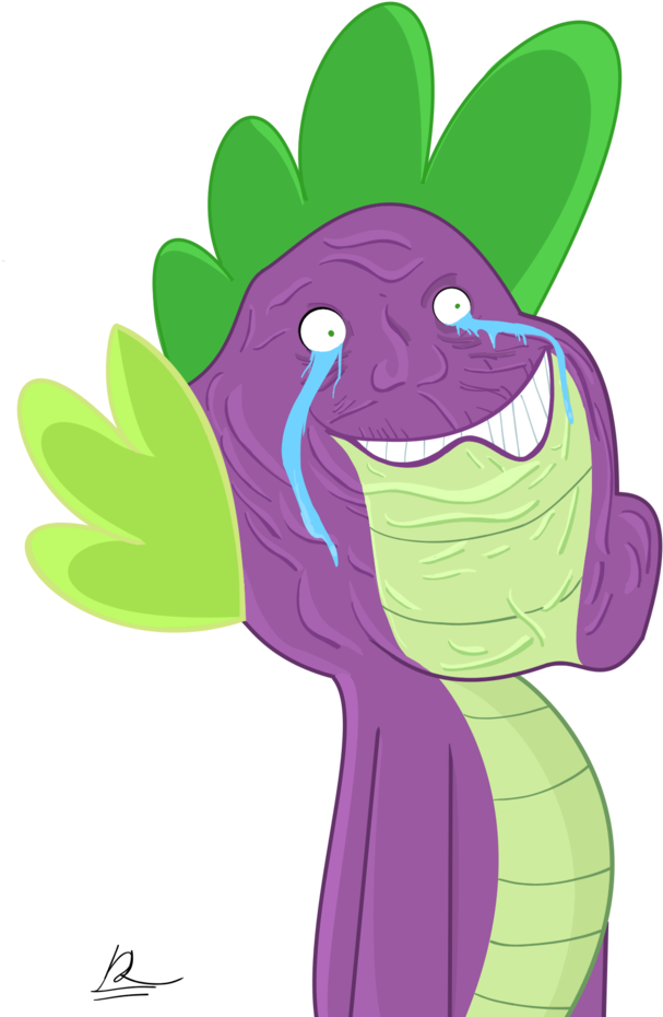 Daniel-sg, Crying, Forever Alone, Meme, Safe, Spike - صور ماي ليتل بوني مضحكه (781x1024), Png Download