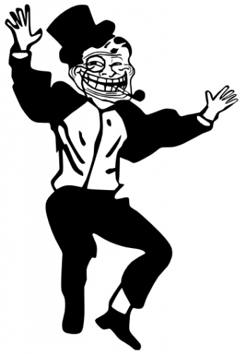Forever Alone Face Png - Troll Dad Dancing (500x500), Png Download