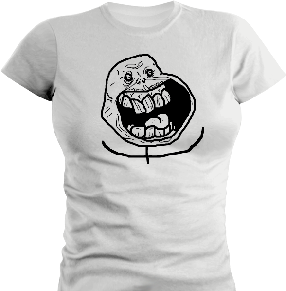 Forever Alone, Happy - My 29 Birthday Shirt (600x600), Png Download