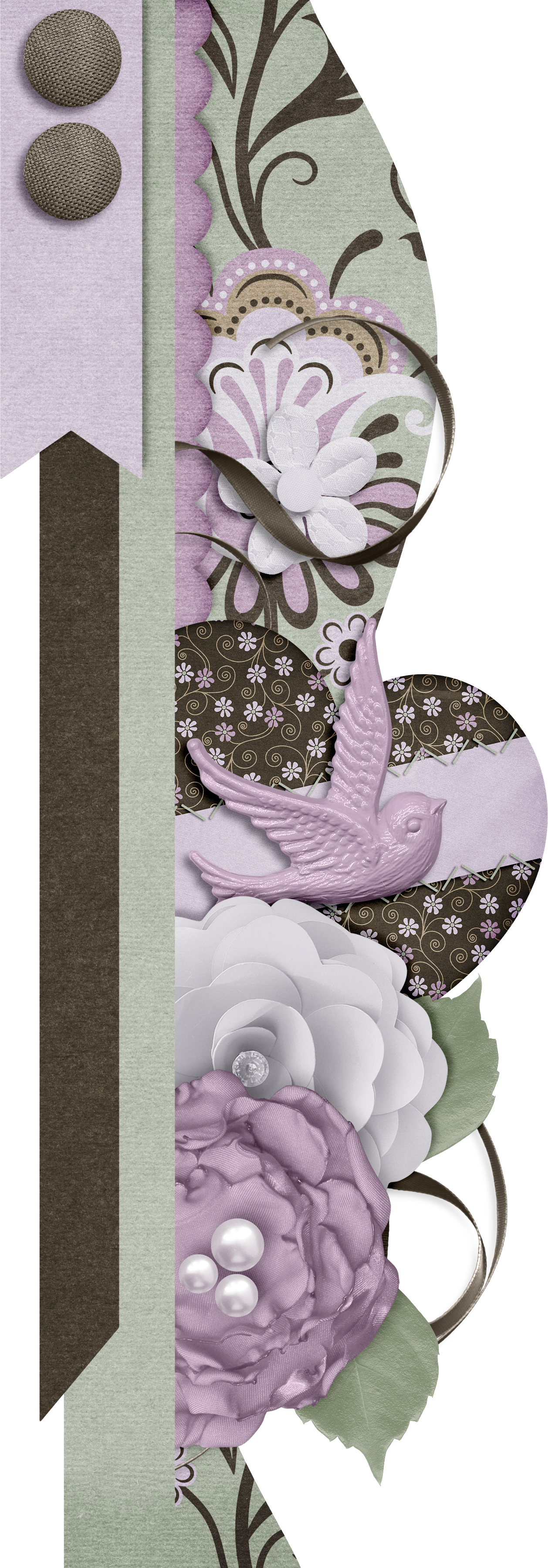 ༺♛ Christine Staniforth ♛༻ - Tubes Elements De Scrapbooking Borders (1258x3600), Png Download