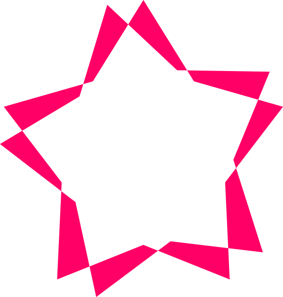 Amazingtlm Pink Star - Portable Network Graphics (577x606), Png Download