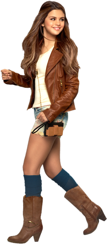 Image - Selena Gomez Photoshoot Outfits (609x892), Png Download