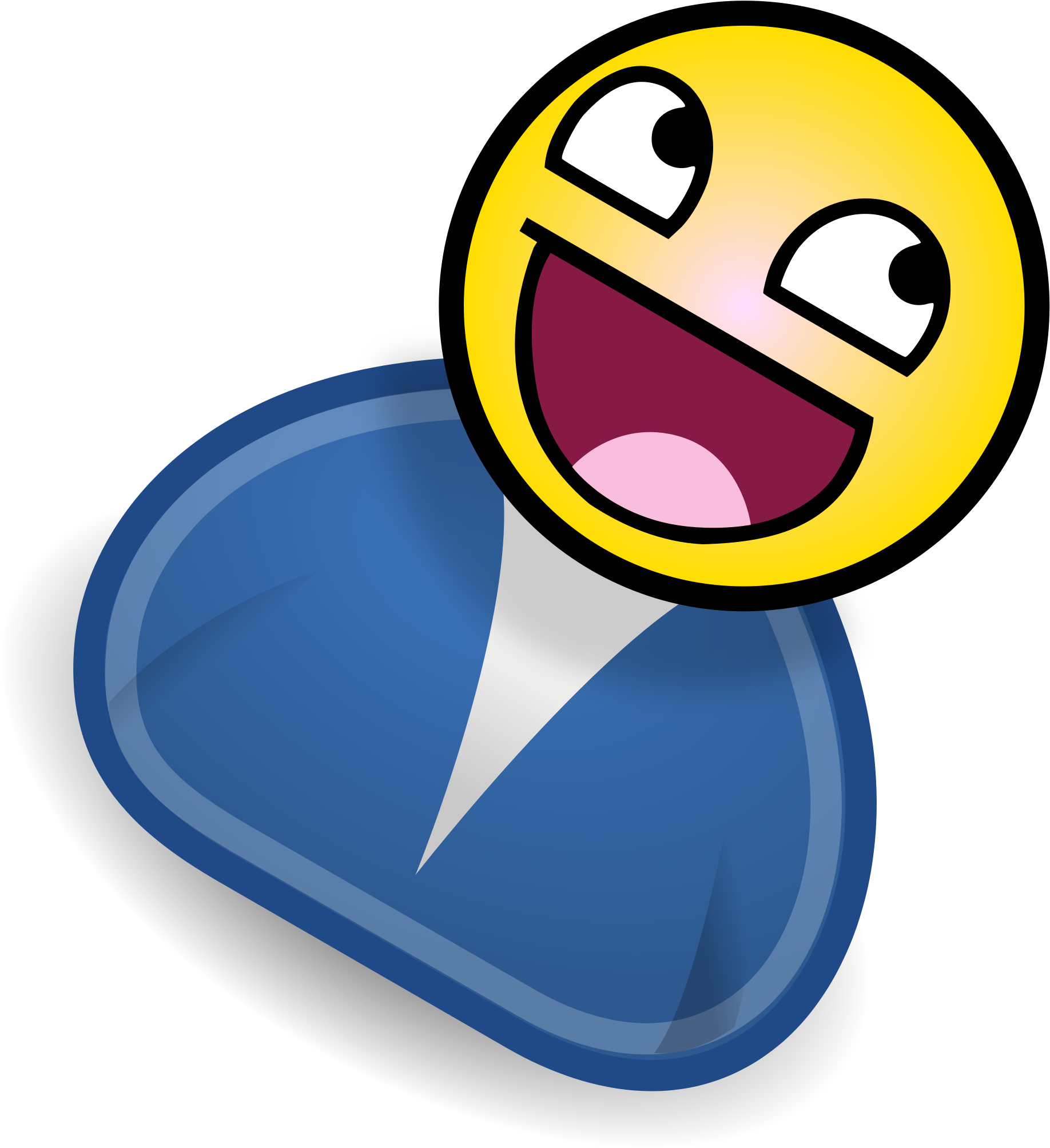 Happy Person File Bathrobecabalicon Svg Wikimediamons - Happy Person Clipart (2000x2190), Png Download