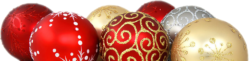 9100 Christmas Ornaments With Silver Stars On A White - Christmas Party Invitations Cards Ornaments Paper Greeting (850x208), Png Download