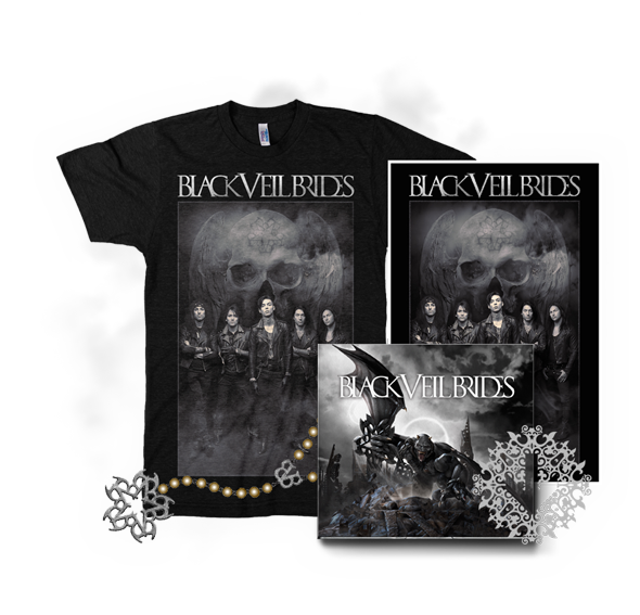 Pre Order Packages For Black Veil Brides' New Album - Black Veil Brides (lp) (590x567), Png Download