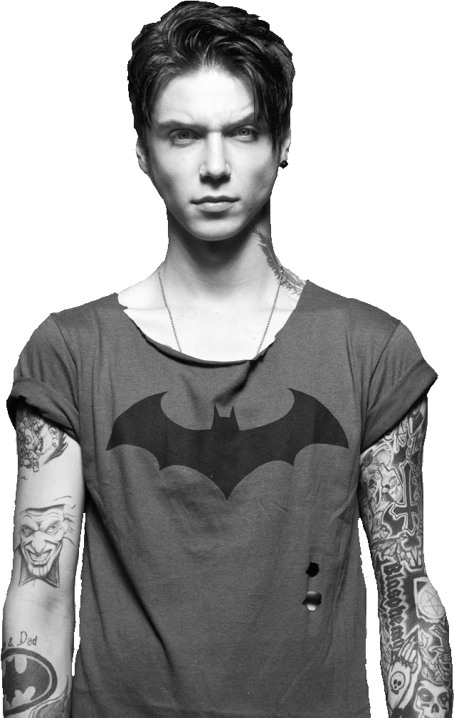 Black Veil Brides, Bvb, And Andy Biersack Image - Wallpaper (500x669), Png Download