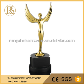 Flying Wing Metal Replica Oscar Trophy Awards On Crystal - Auto Antiguo De Juguete De Metal Made (350x350), Png Download